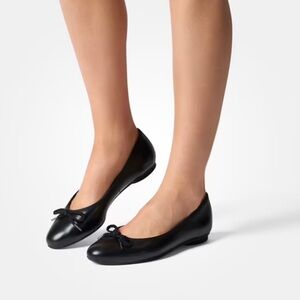 Paul Green Art. 2925-052 Ballerina in black Black Leafher Sz UK 5.5 US 8 New/tag